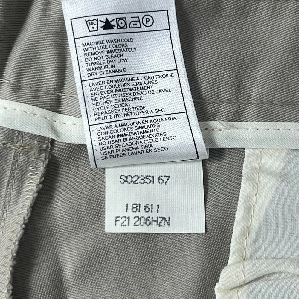 Nike Golf Chino Shorts 100% Cotton Pleated Front Beige Men's Size 34 VTG‎ NWT